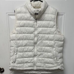 32 Degrees Women's White Puffer Vest